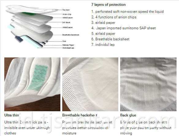 ultra thin sanitary pad